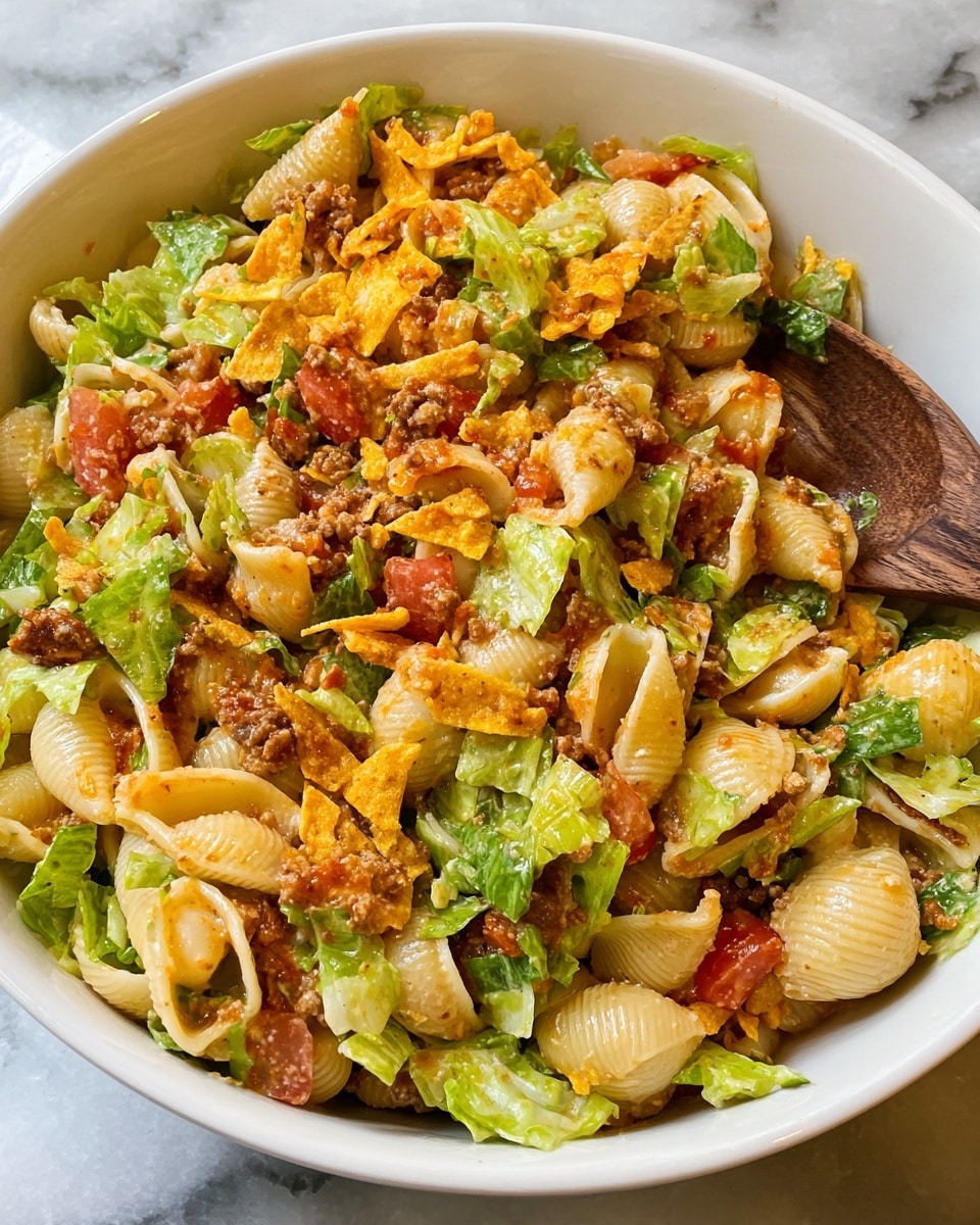 Taco Pasta Salad Recipe - Recipe Image