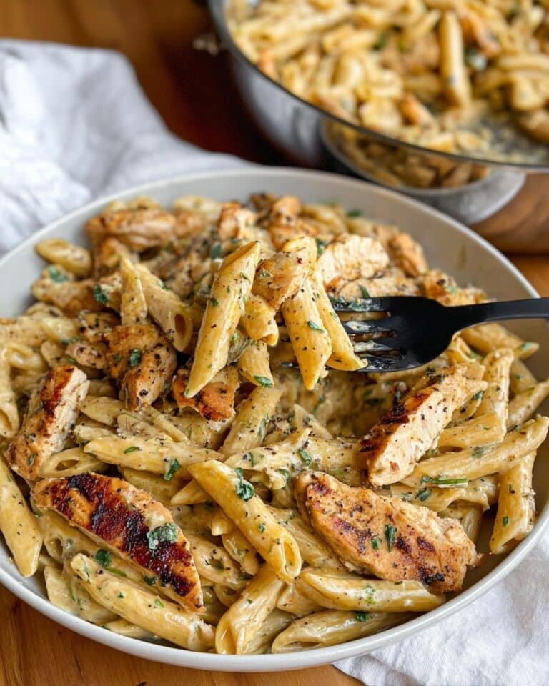 Garlic Parmesan Chicken and Pasta Recipe