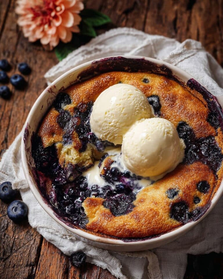 Easy Blueberry Cobbler Recipe