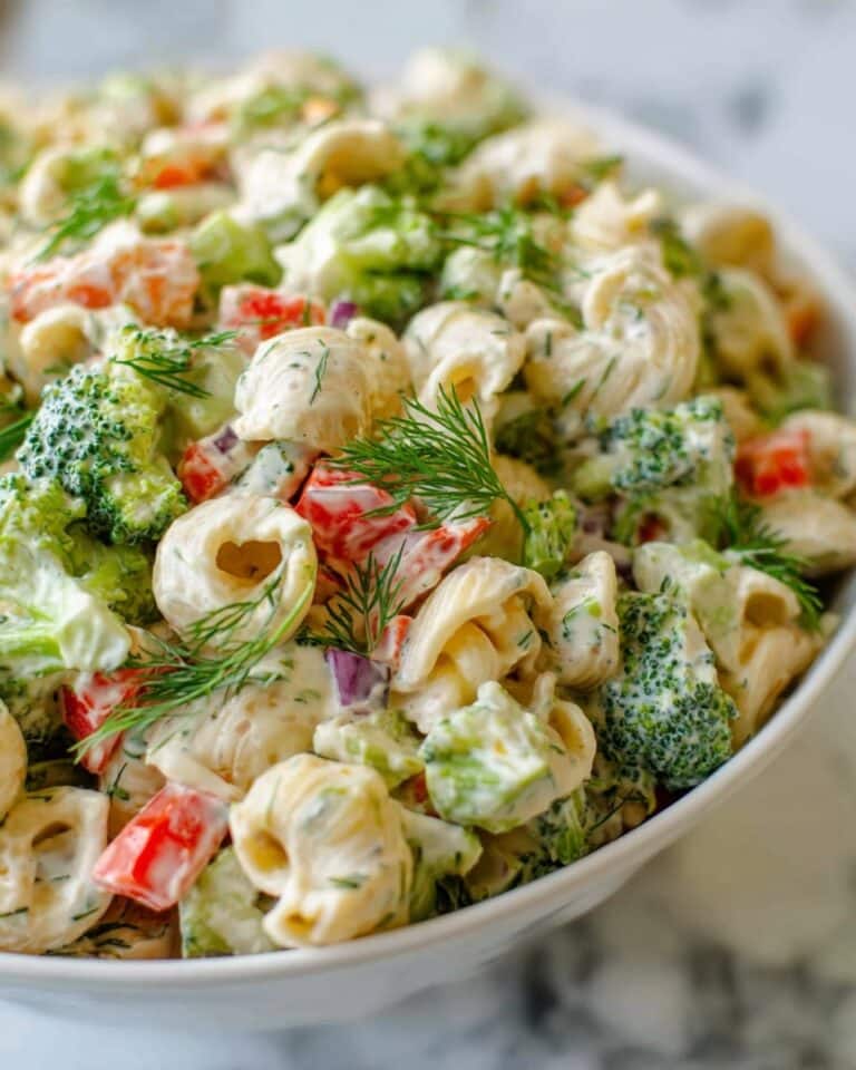 Creamy Ranch Protein Pasta Salad Recipe