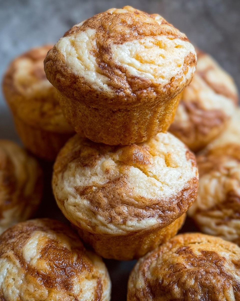 Pumpkin Cream Cheese Swirl Muffins Recipe - Recipe Image