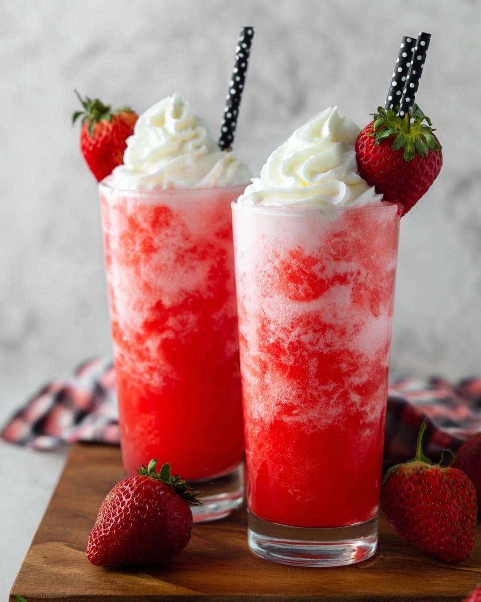 Dirty Strawberry Soda Recipe - Recipe Image