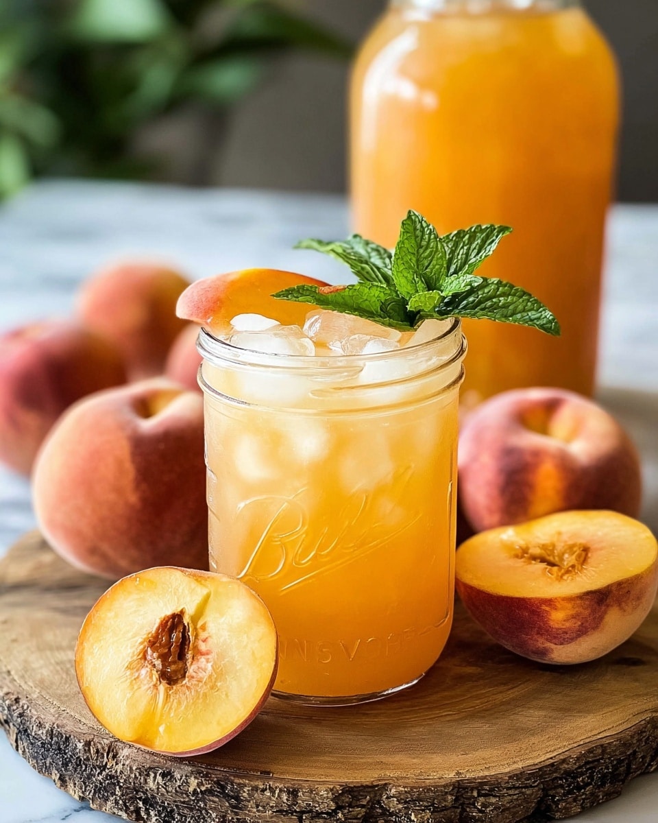 Refreshing Peach Lemonade Recipe - Recipe Image