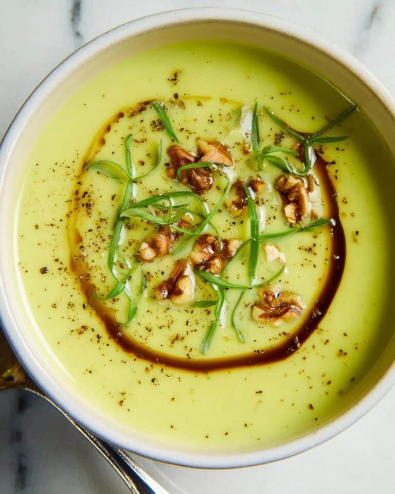 Fennel Leek Soup with Walnuts & Turmeric Recipe