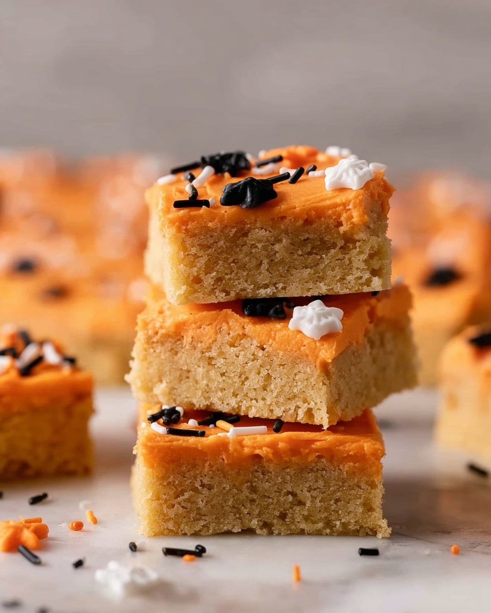 Spooky Halloween Sugar Cookie Bars Recipe - Recipe Image