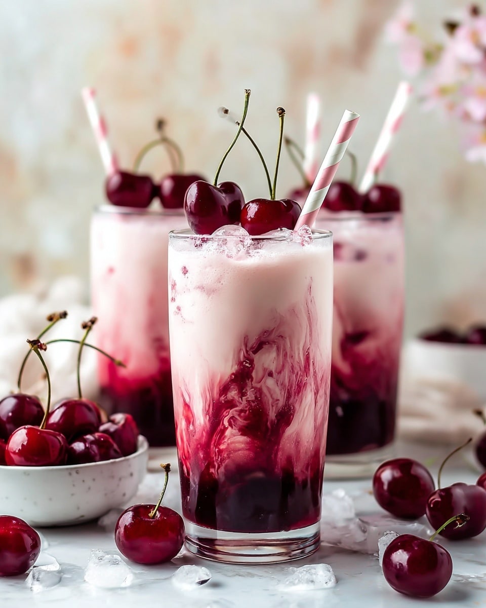 Cherry Earl Grey Milk Tea Recipe - Recipe Image