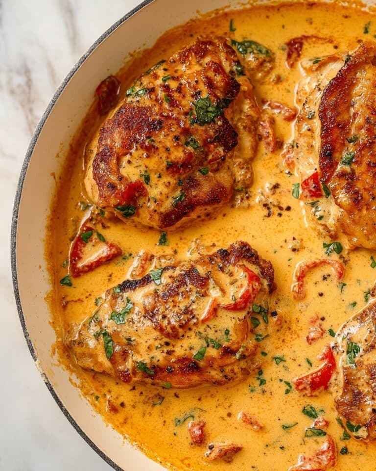Marry Me Chicken in a Sun-Dried Tomato Cream Sauce Recipe