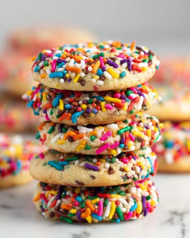 Rainbow Sprinkle Cookies Recipe