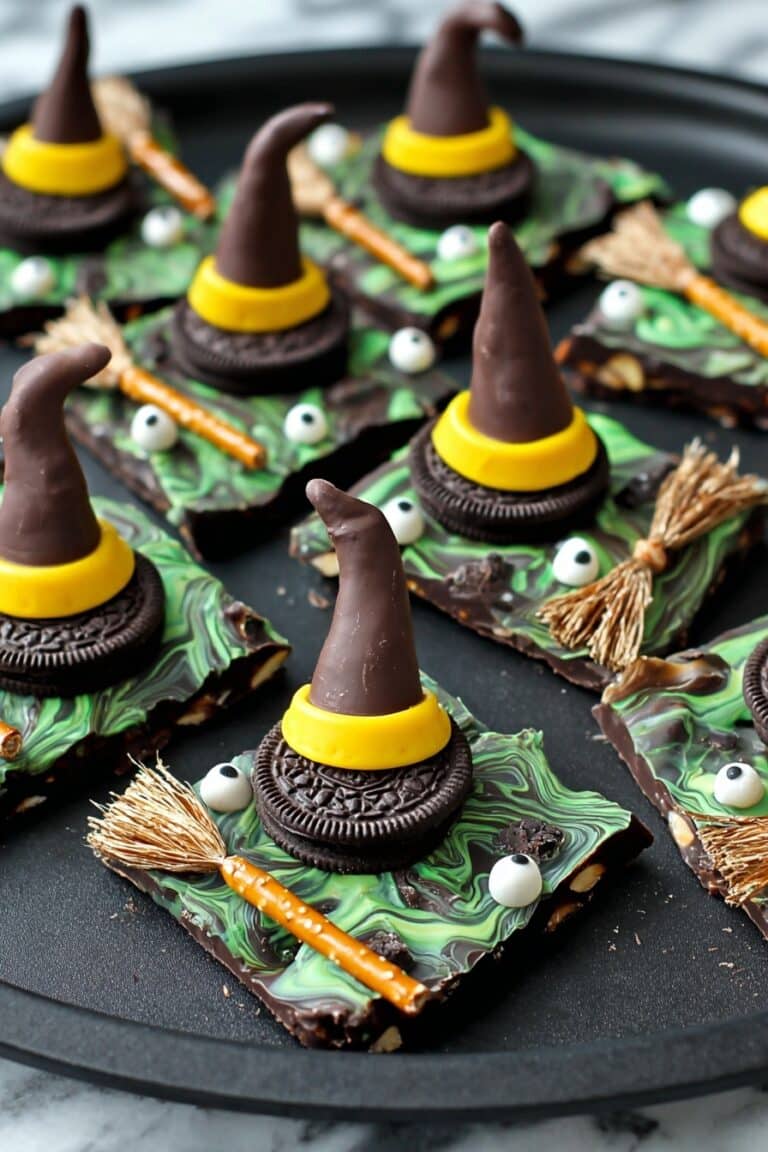 Melted Witch Halloween Bark Recipe