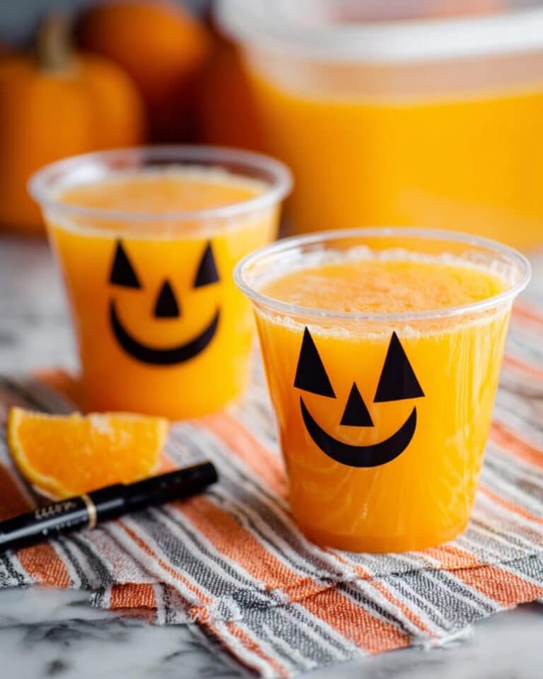 Halloween Orange Sherbet Punch Recipe
