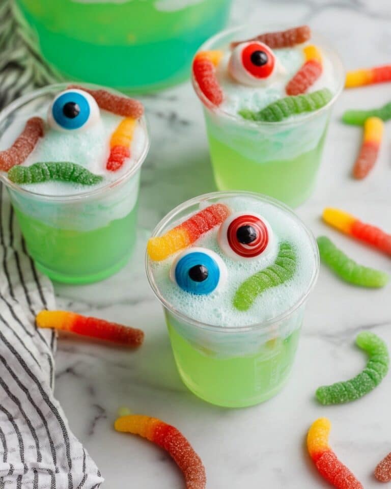 Halloween Lime Sherbet Punch Recipe