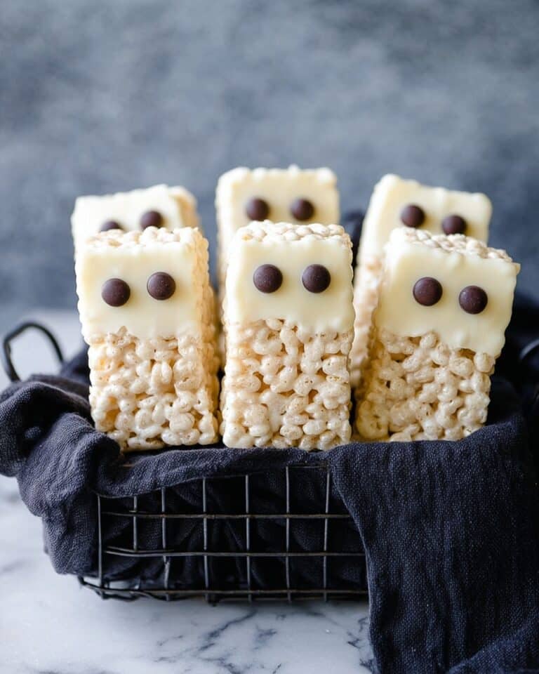 Rice Crispy Ghost Bars Recipe