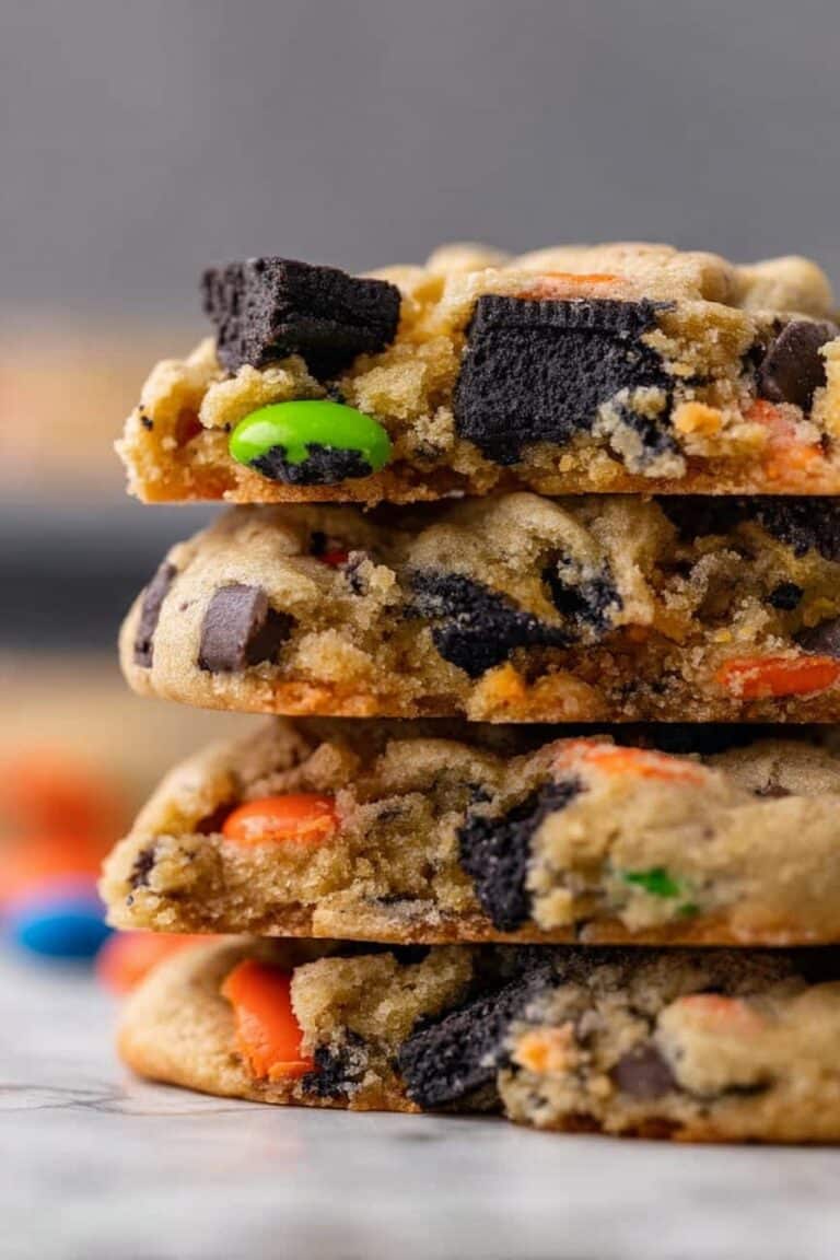 Halloween Oreo M&M’s Cookies Recipe