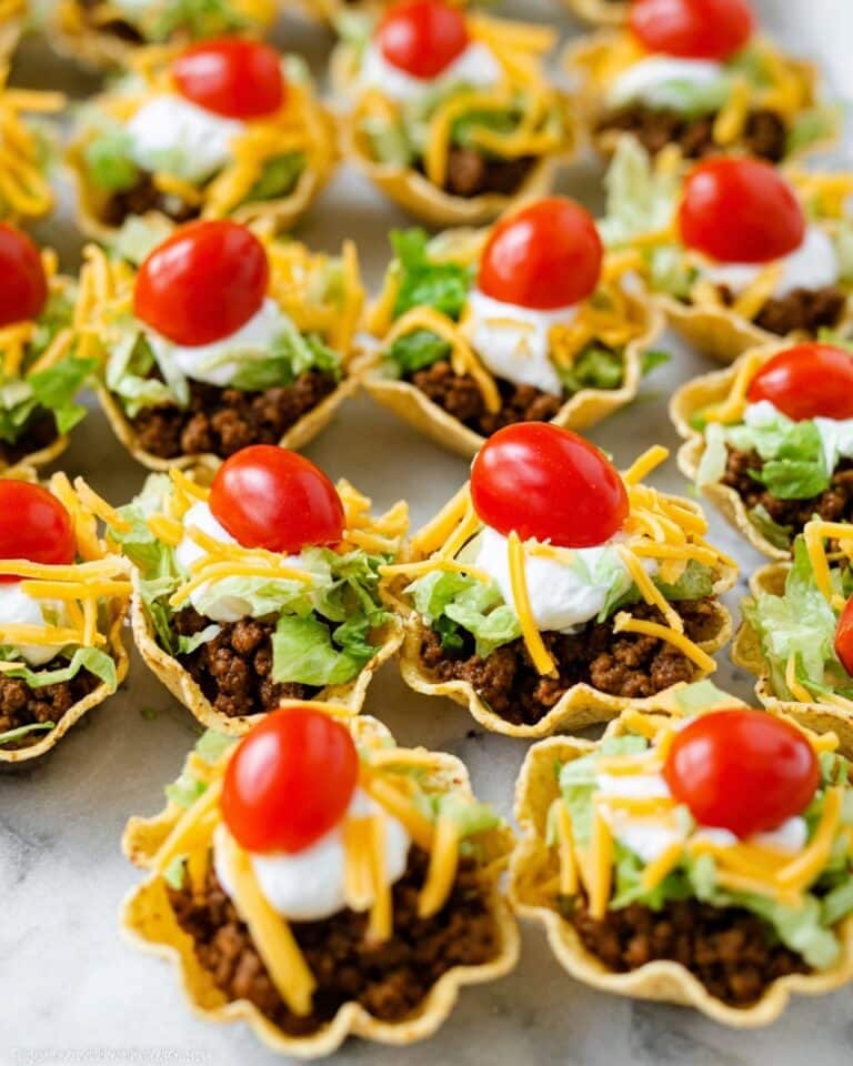 Taco Bites Appetizer Recipe (Ideal Party Food!) Recipe