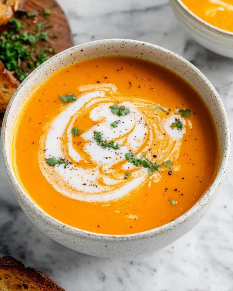 Roasted Sweet Potato Soup with Coconut Milk and Ginger Recipe