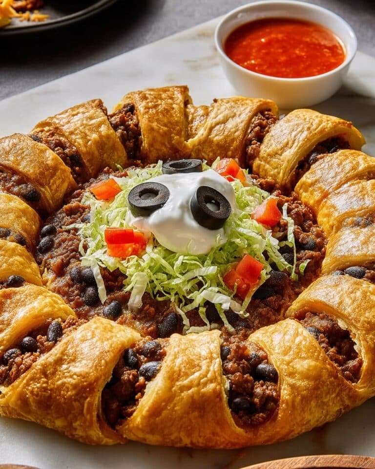 Spider Taco Ring Recipe