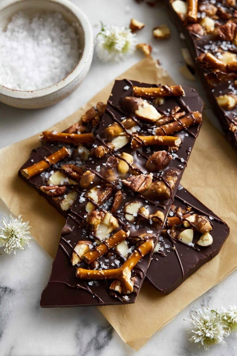 Caramel Apple Pretzel Bark Recipe