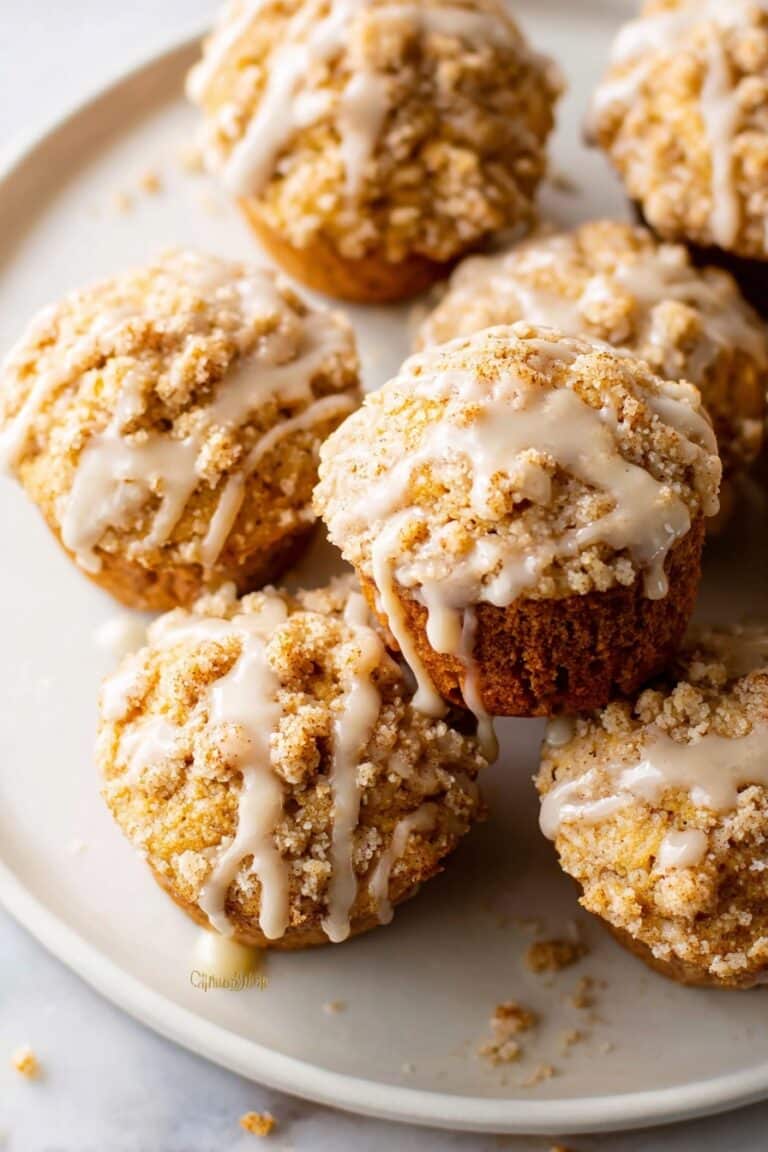 Pumpkin Crumb Cake Muffins Recipe