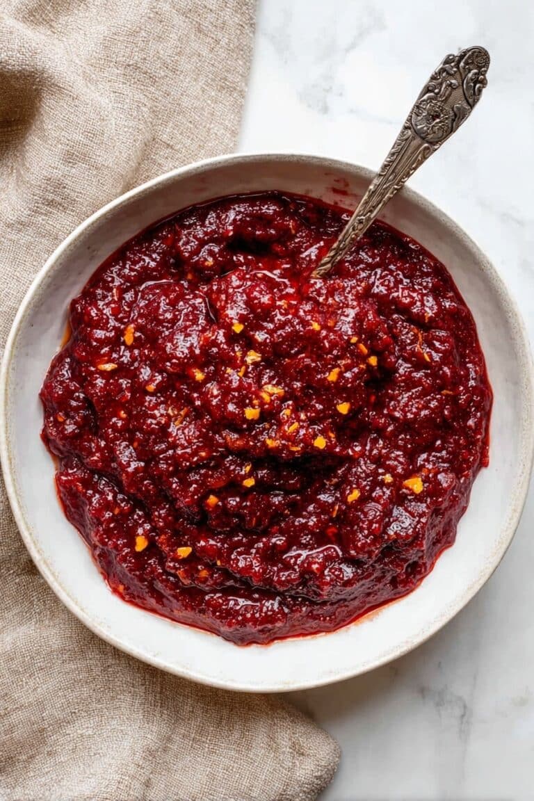 Easy Cranberry Sauce with Orange Juice Recipe