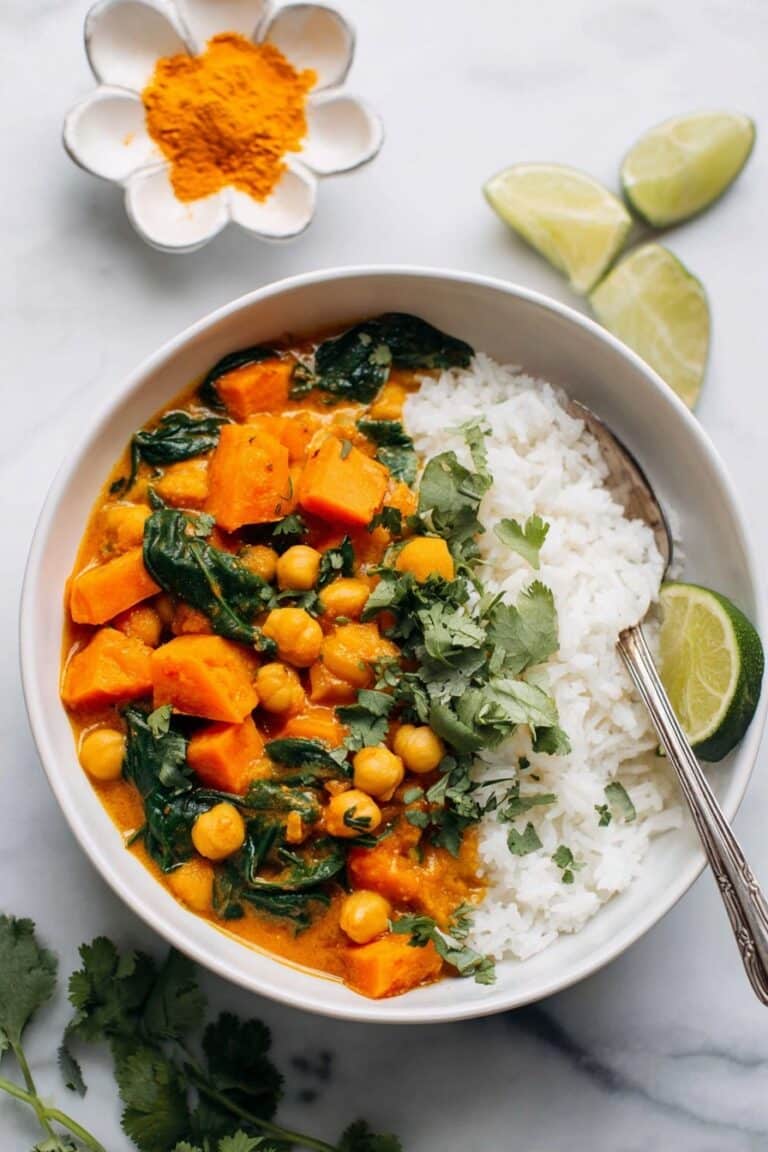 Sweet Potato Curry with Chickpeas Recipe