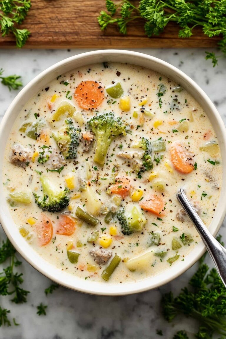 Creamy Vegetable Soup Recipe