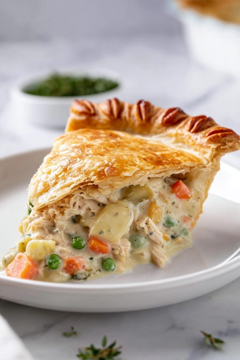 Easy Chicken Pot Pie with Puff Pastry Recipe