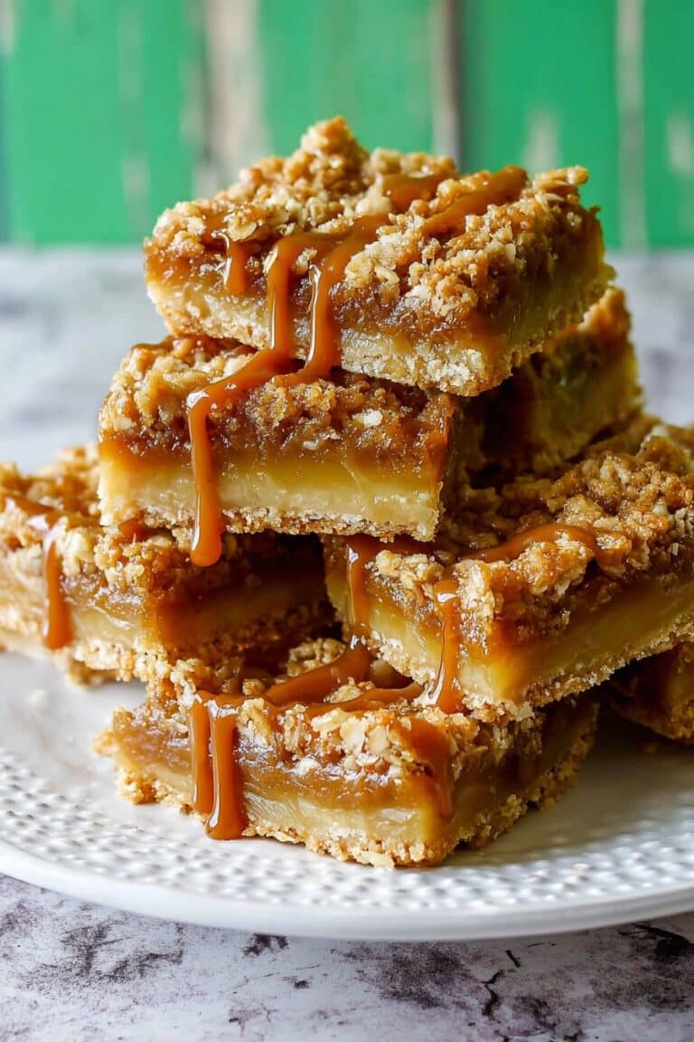 Salted Caramel Apple Pie Bars Recipe