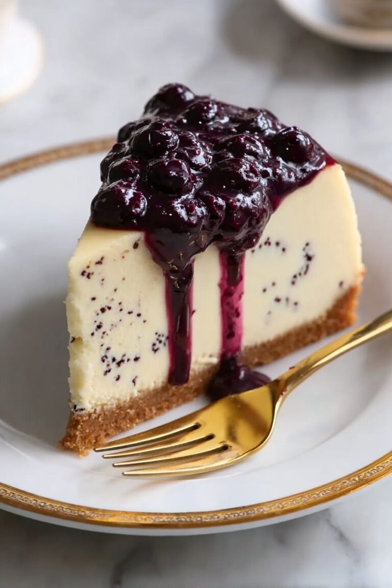 Mulberry & Earl Grey Cheesecake Recipe