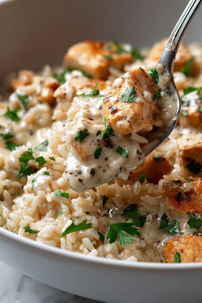 Creamy Herb Chicken with Basmati Rice Recipe