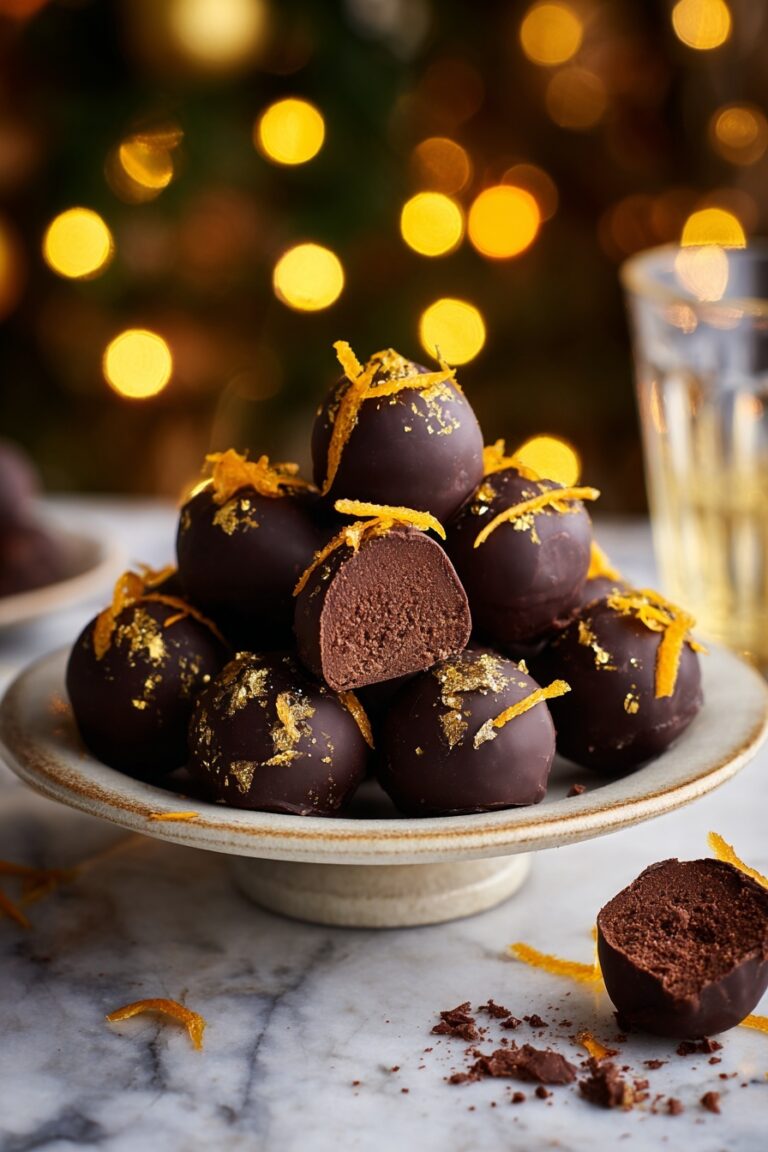 Chocolate Orange Christmas Truffles Recipe