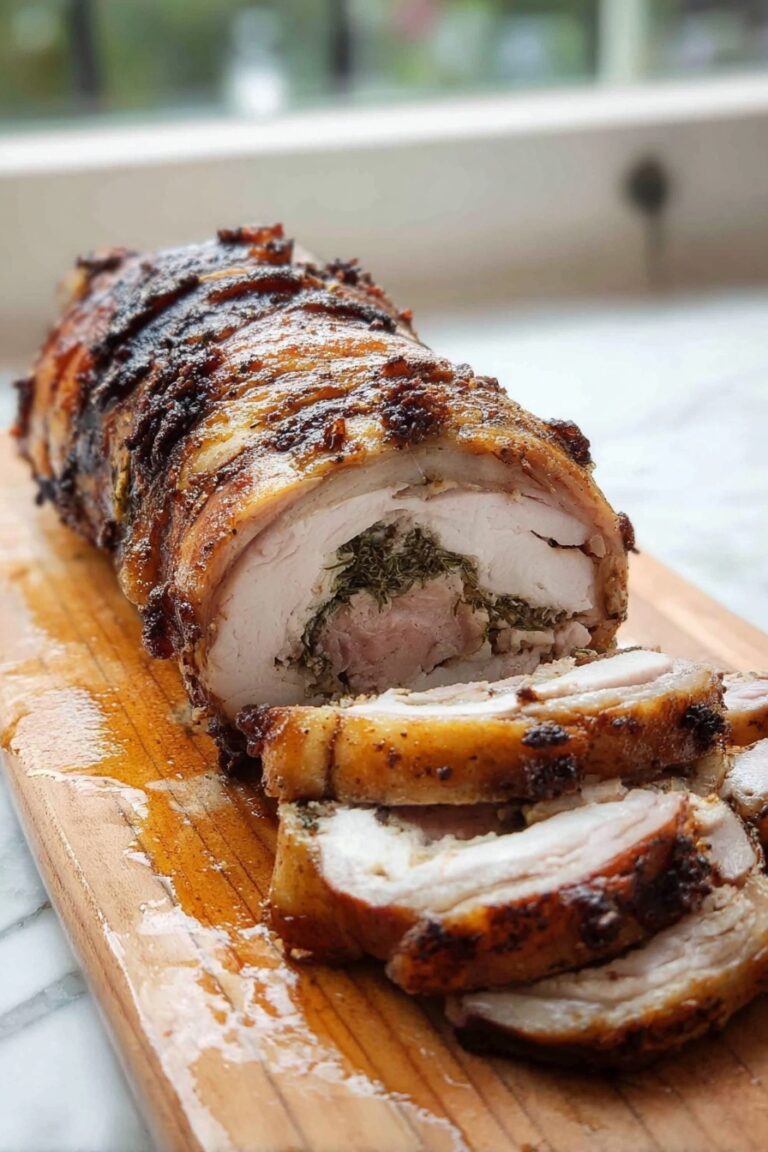 Porchetta Roast with Fennel and Herbs Recipe