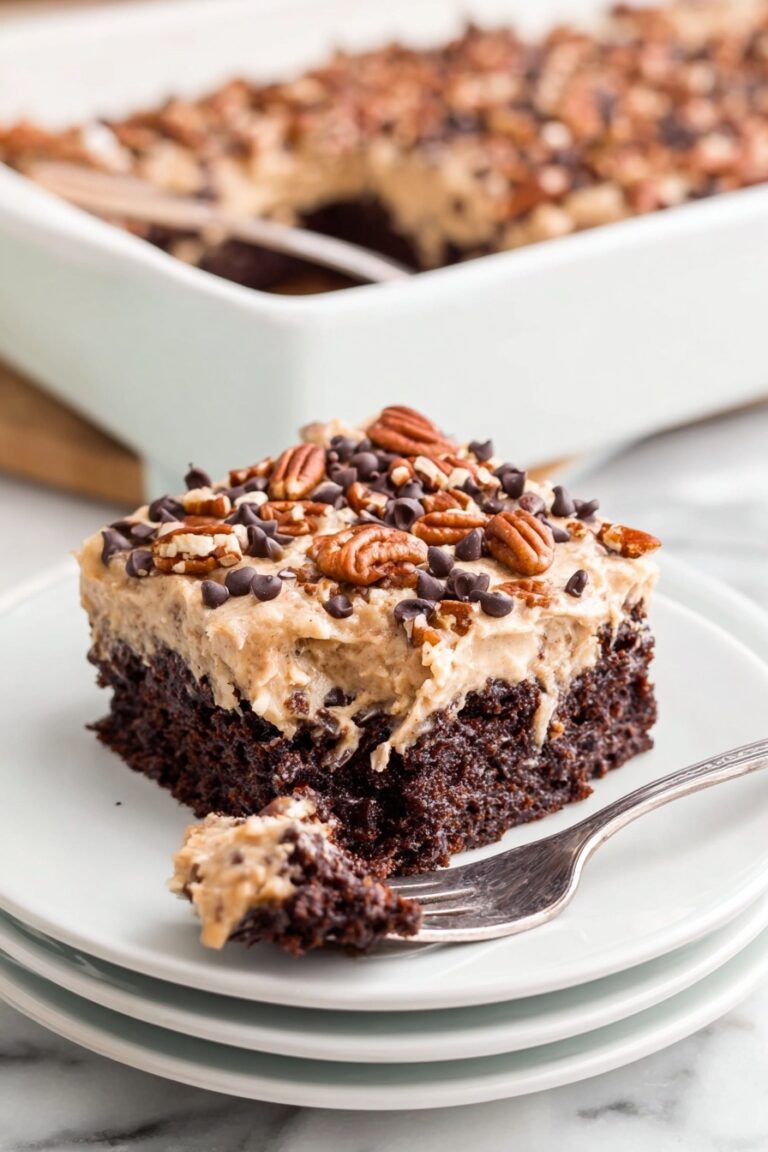 German Chocolate Poke Cake Recipe