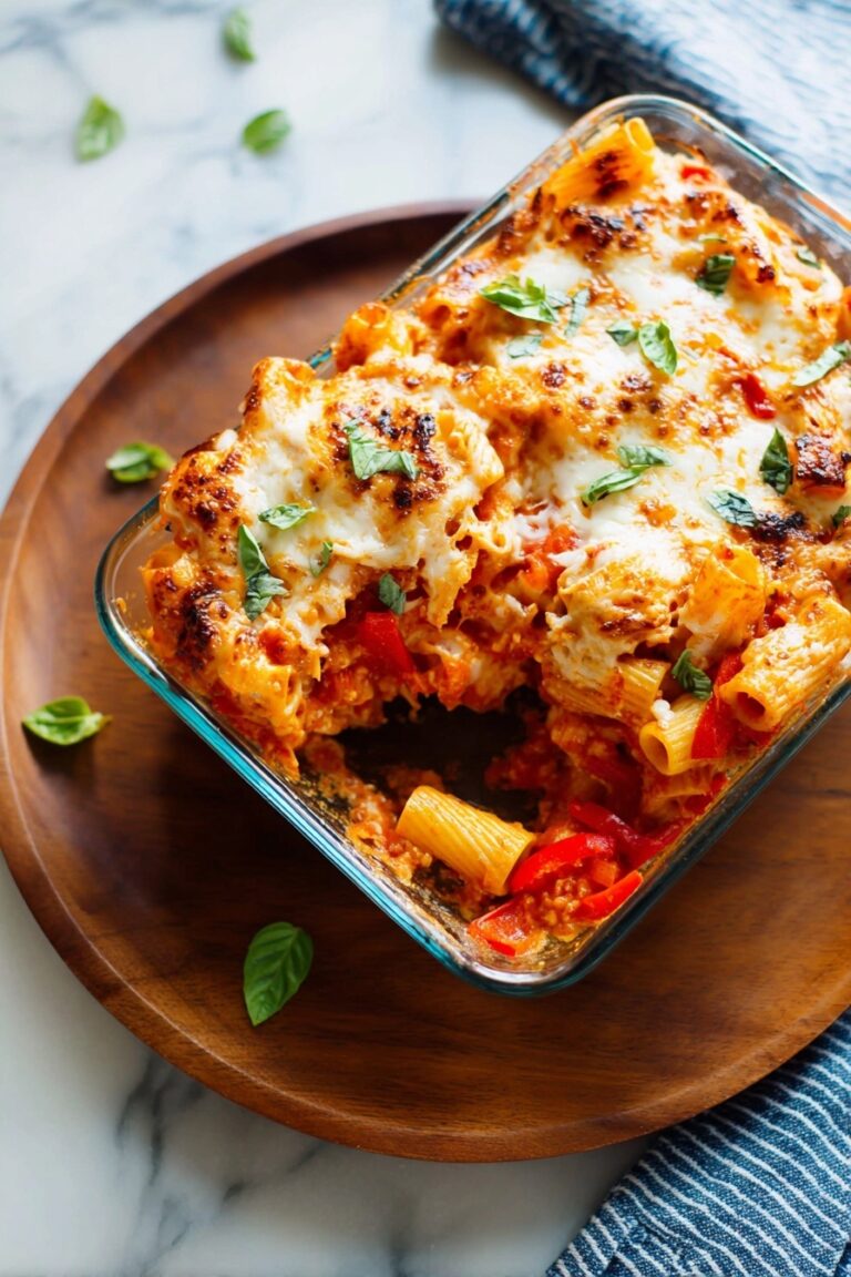 Baked Ziti with Roasted Vegetables Recipe