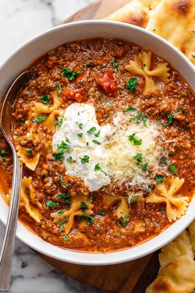 Easy Lasagna Soup Recipe