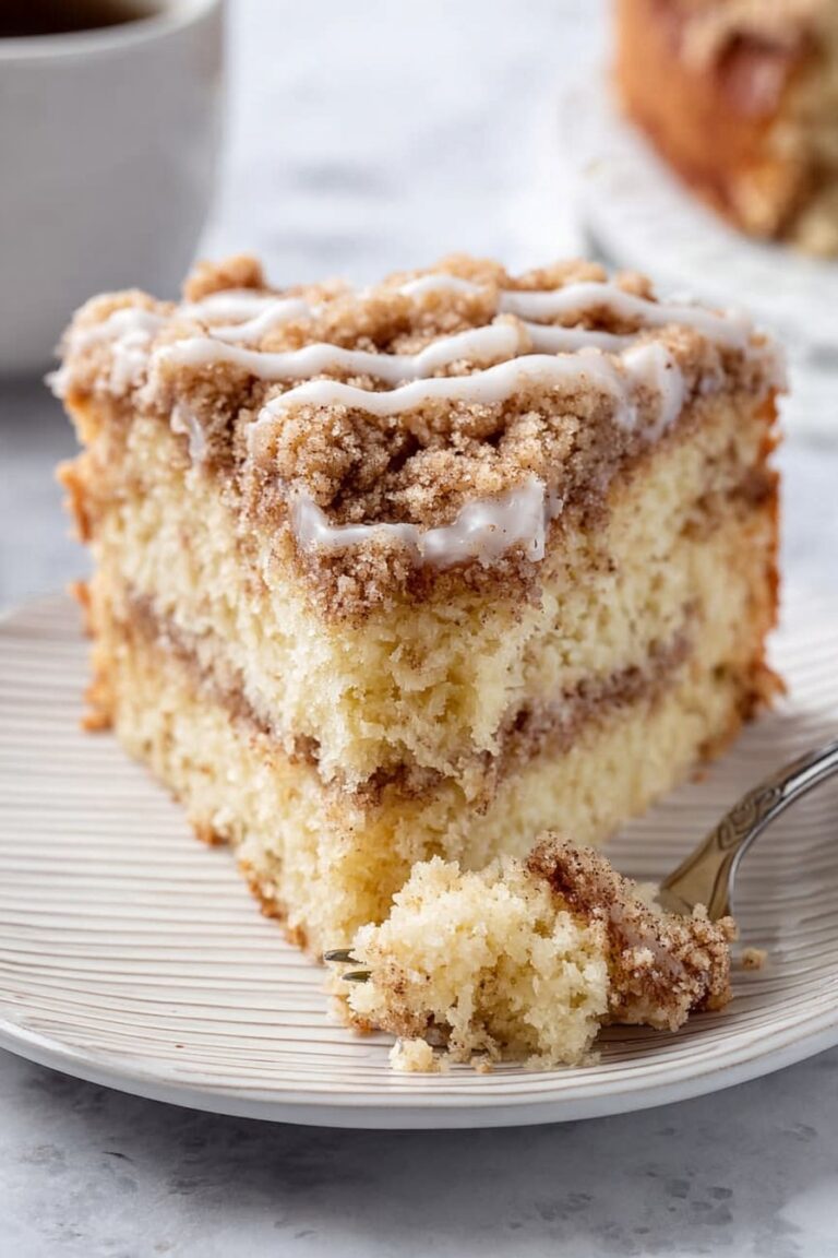 Sour Cream Coffee Cake with Streusel Recipe