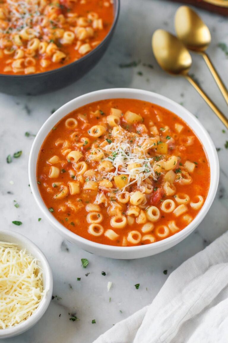 Creamy Pasta Fagioli Soup Recipe