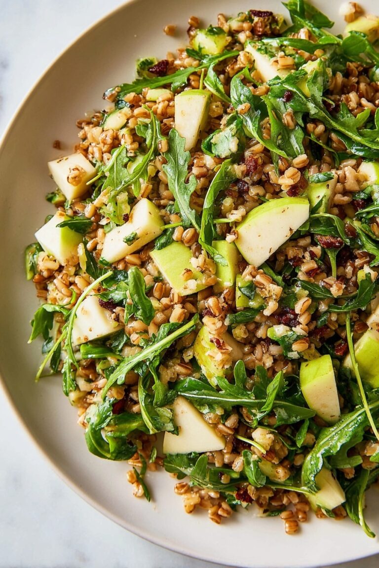Ultimate Farro Salad with Apple and Basil Recipe