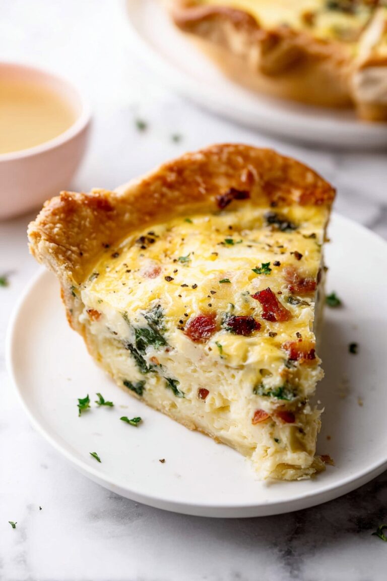 Cheese and Egg Quiche Recipe