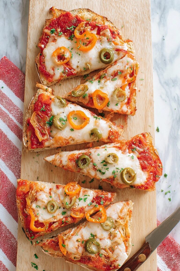 Cheese and Tomato Baguette Pizza Recipe