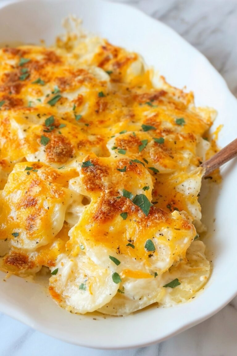 Cheesy Scalloped Potatoes Recipe
