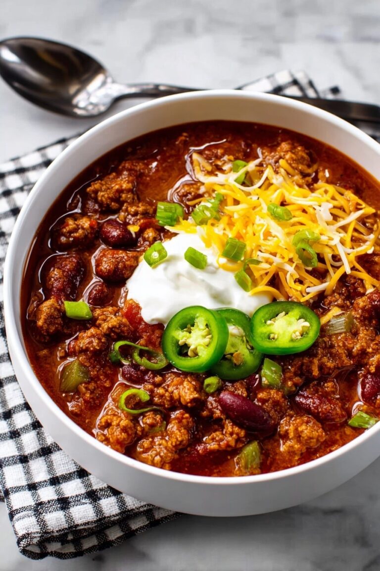 Slow Cooker Beef Chili Recipe