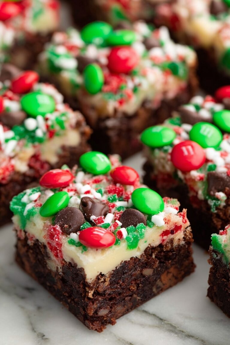 Christmas Magic Layer Brownie Bars Recipe