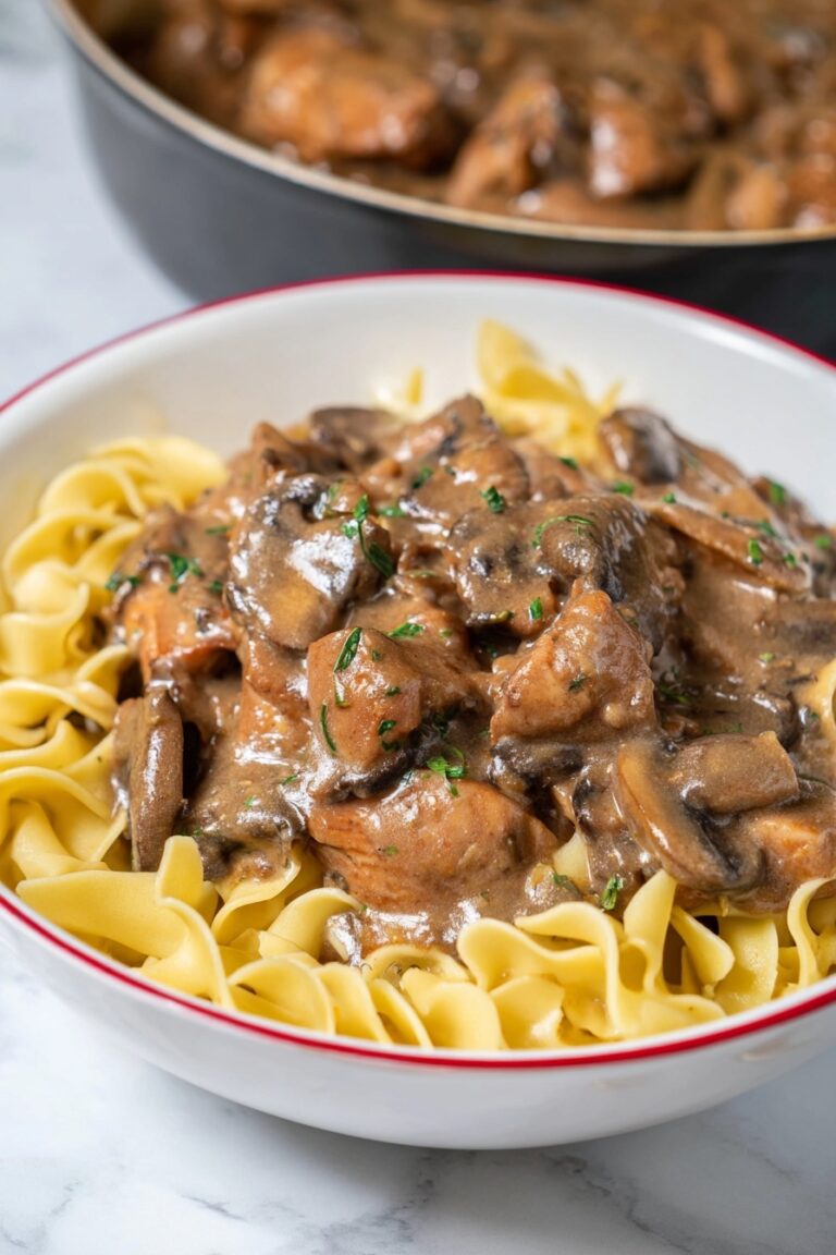 Creamy Chicken Stroganoff Recipe