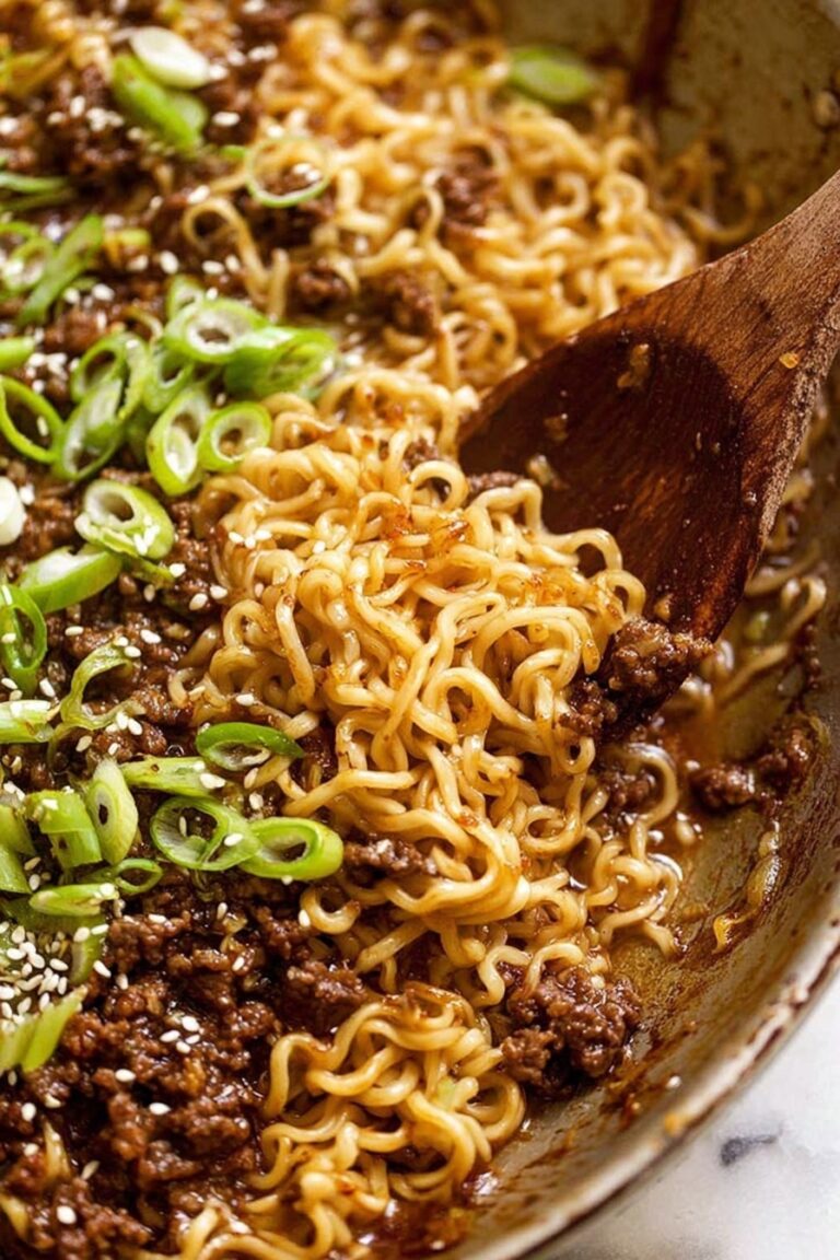 Quick Asian Beef Ramen Noodles Recipe