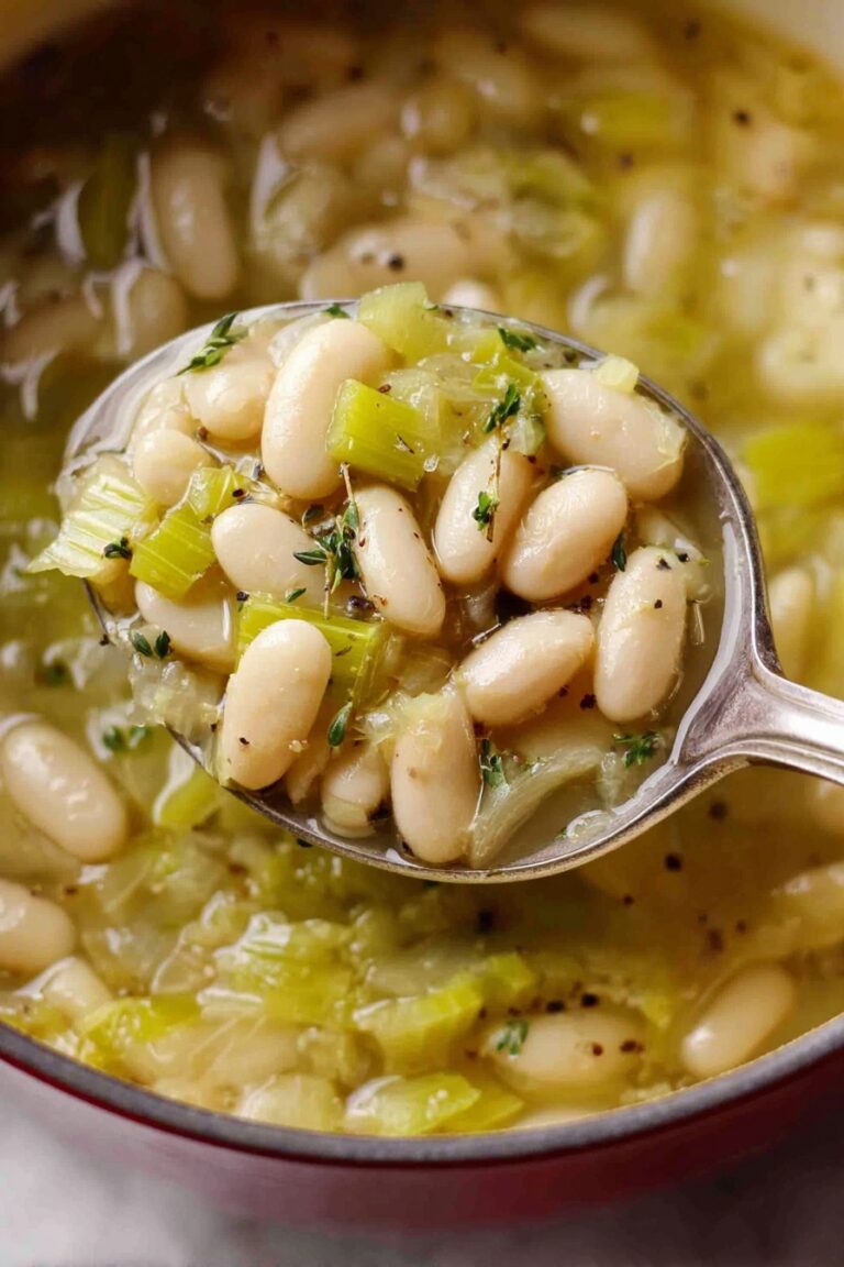 Creamy Butter Bean Leek Skillet Recipe