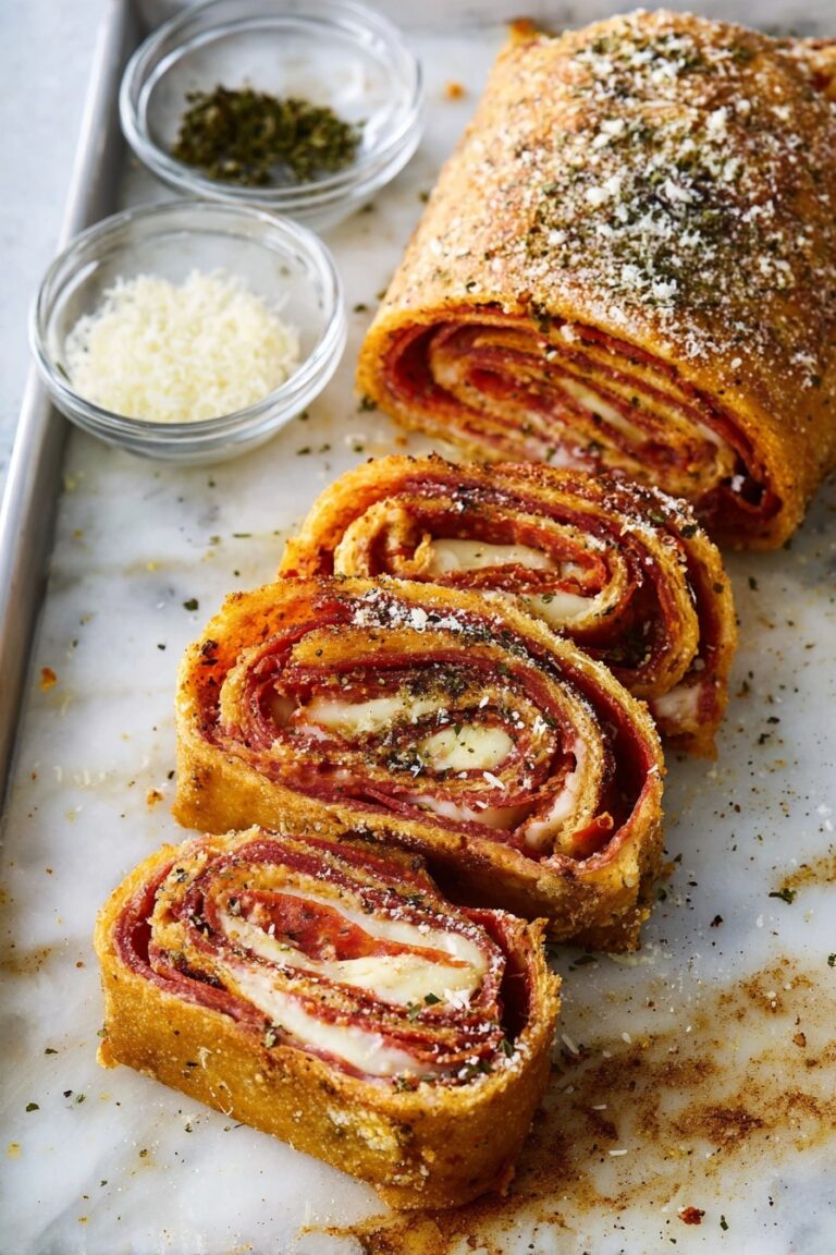 Cheesy Pepperoni Rolls with Marinara Recipe