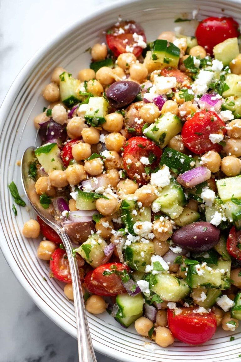 Mediterranean Chickpea Salad Recipe