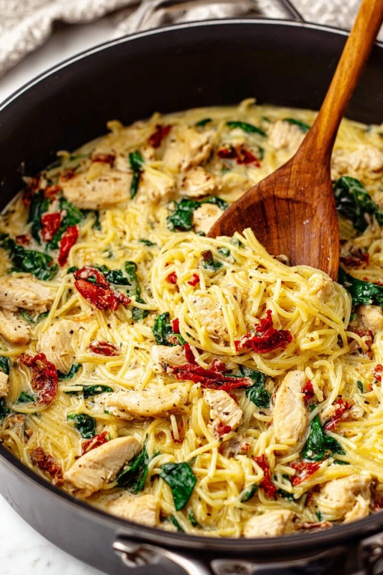 Tuscan Chicken Spaghetti Squash Recipe