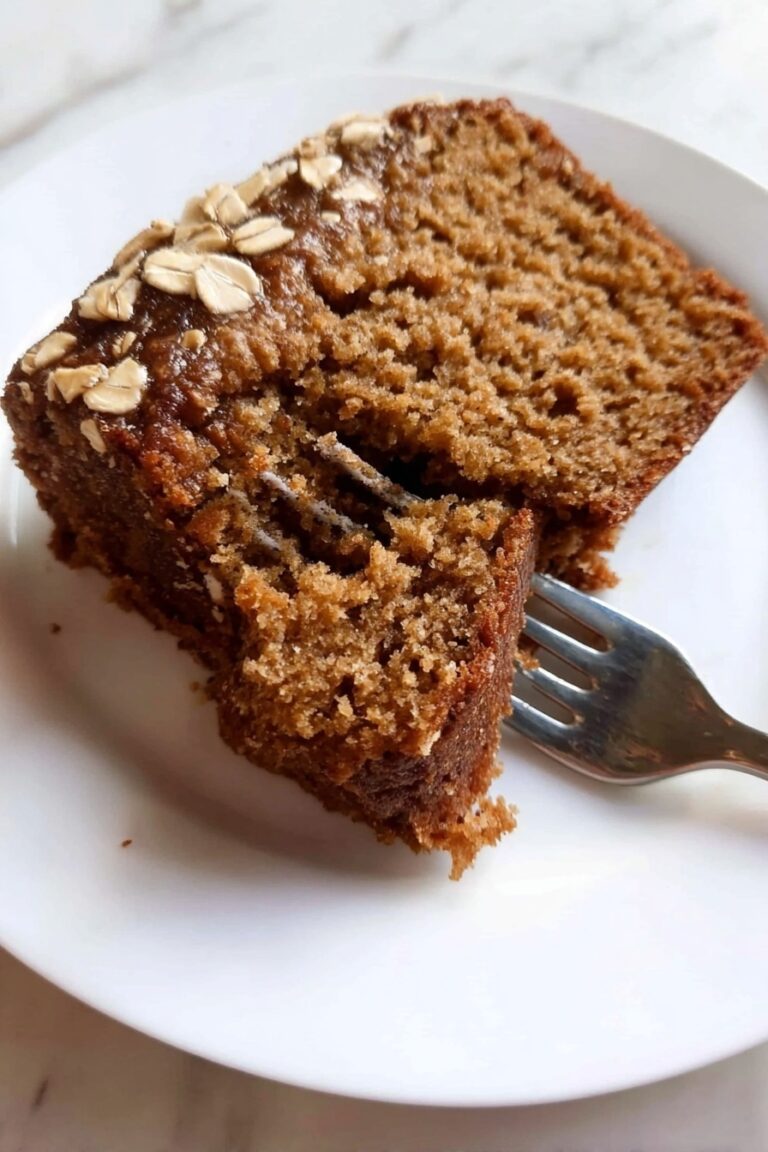 Healthy Apple Oatmeal Cake Recipe