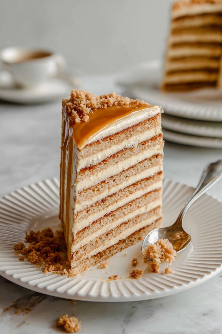 No-Bake Cookie Butter Icebox Cake Recipe